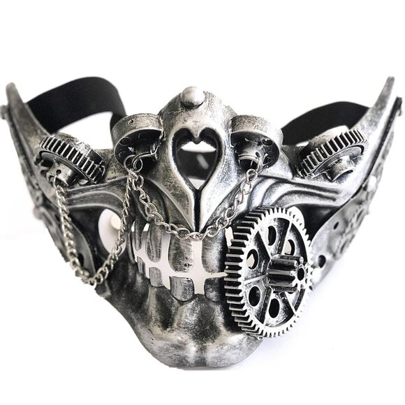 Steampunk Style Halloween Costume Mask Masquerade Party Ball Masks - Picture 1 of 5